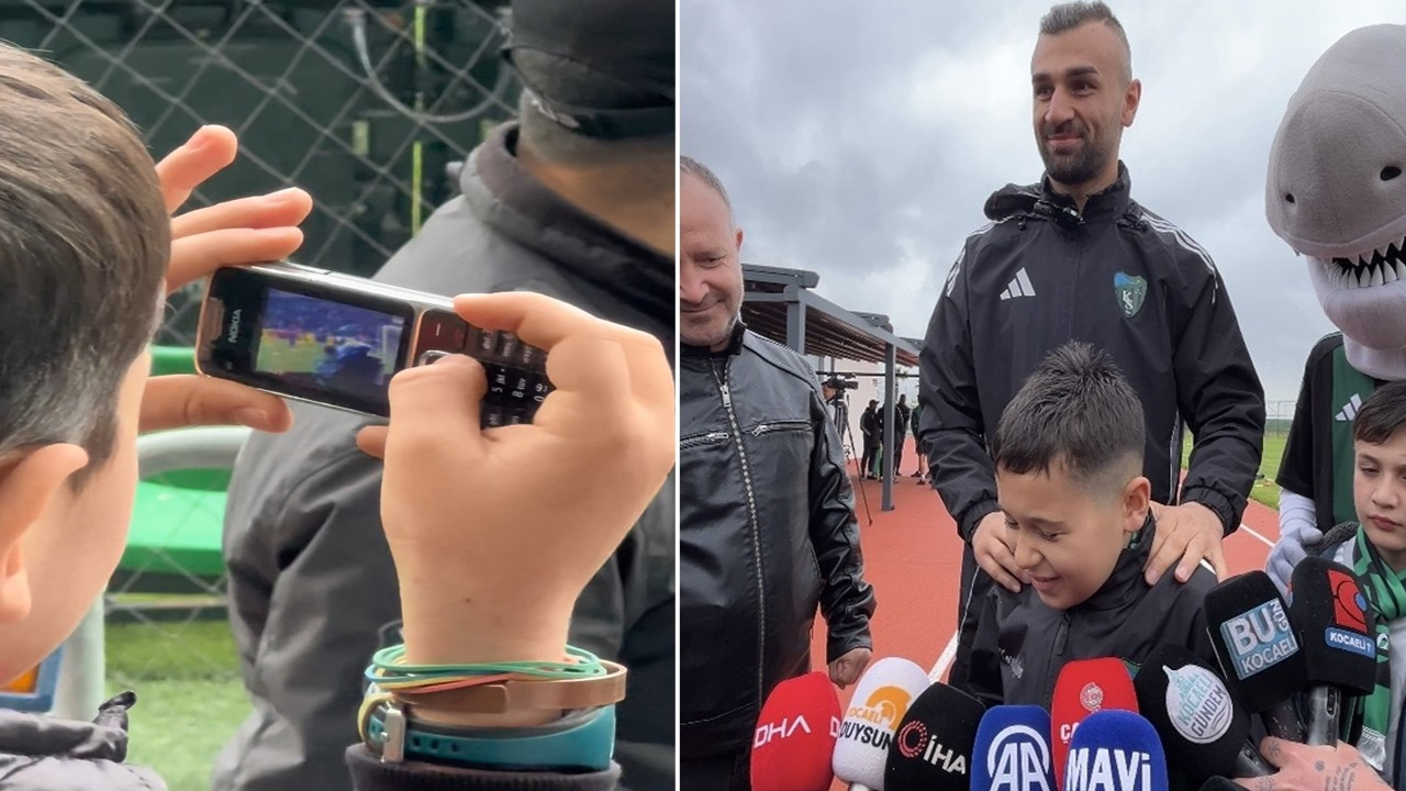 Tuşlu telefonla golü kaydetti, Serdar Dursun’dan kamera hediyesi geldi!