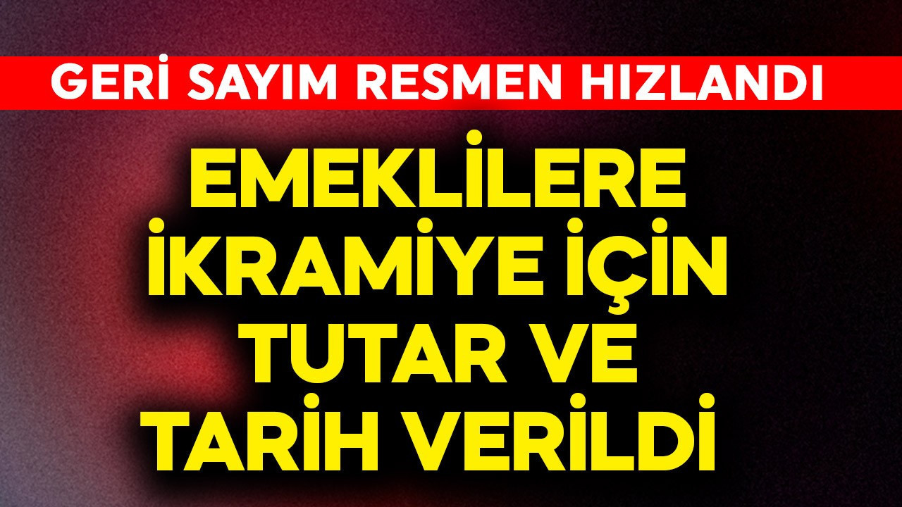 Emeklilere ikramiye için tutar ve tarih verildi! Geri sayım resmen hızlandı