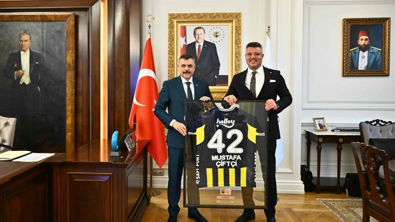 Fenerbahçe Başkanı Saran, İçişleri Bakanı Mustafa Çiftçi’yi ziyaret etti