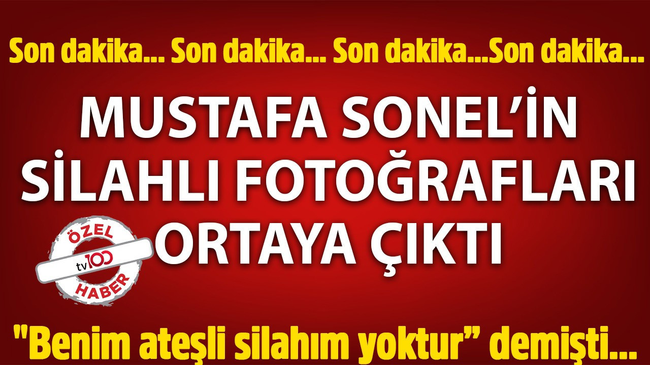 Mustafa Türkay Sonel'in silahlı fotoğrafları ilk kez tv100'de