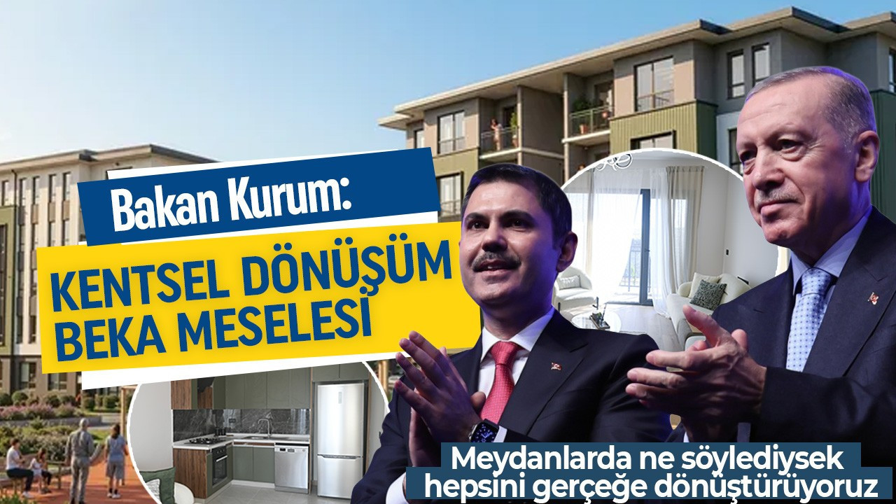 İstanbul’da 100 bin sosyal konutun kura çekimleri başladı! Bakan Kurum: Kentsel dönüşüm beka meselesi