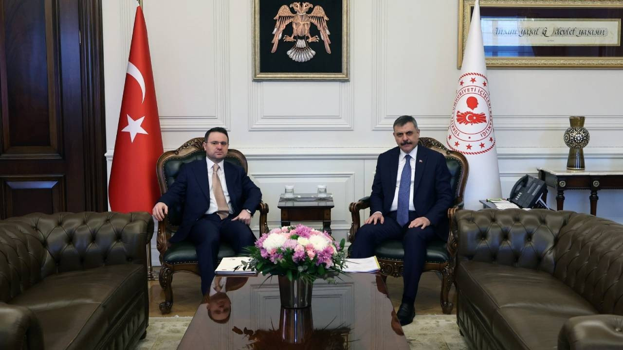 Bakan Çiftçi, Adalet Bakanı Akın Gürlek'i ağırladı