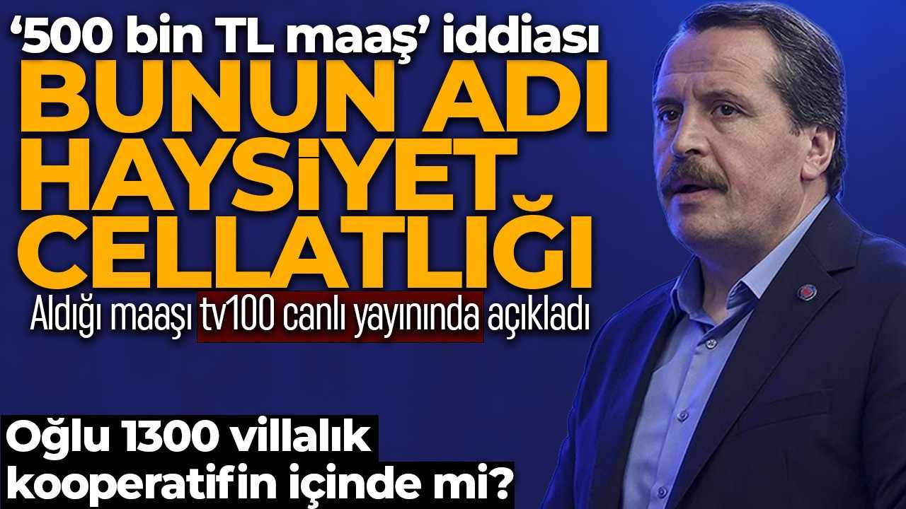500 bin TL maaş mı alıyor? Memur-Sen Başkanı Ali Yalçın tv100 canlı yayınında aldığı maaşı açıkladı!