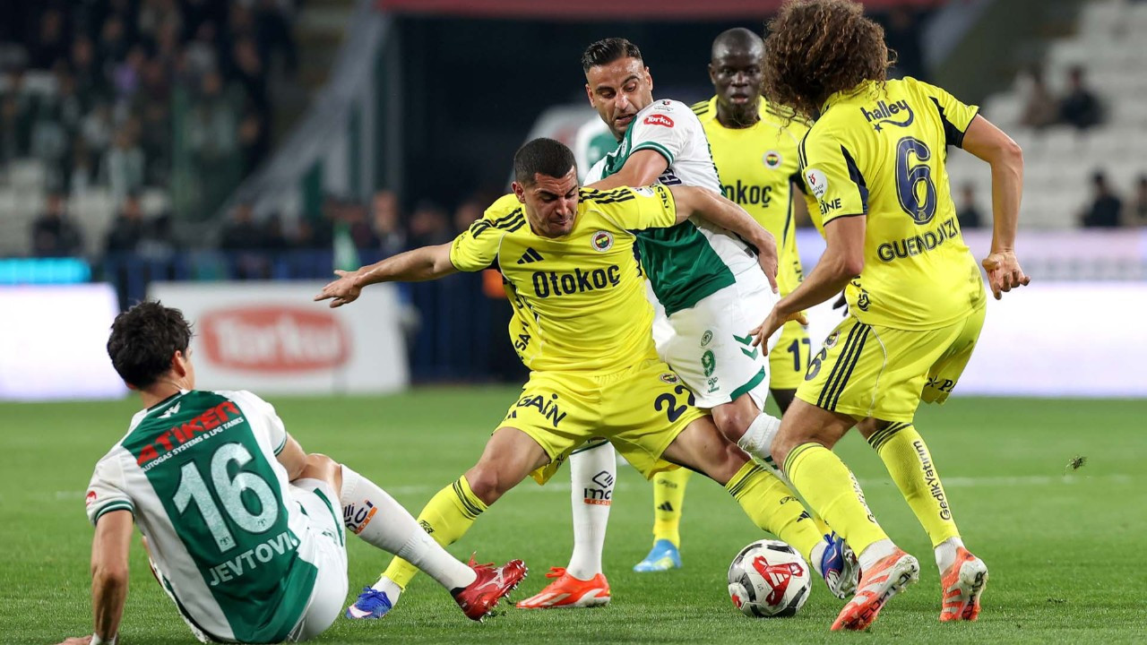 Fenerbahçe, Konyaspor deplasmanda farklı kazandı! Sezonu 2.bitirdi