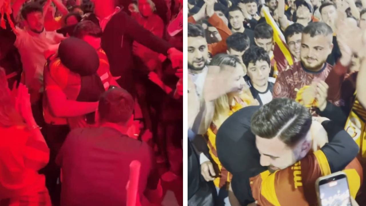 Şampiyonluk kutlamasında sürpriz evlilik teklifi! Onlarca kişi 'evet' diye slogan attı