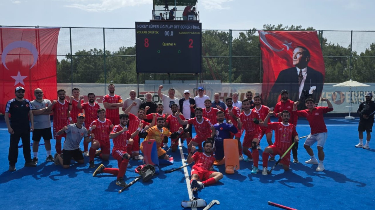 Volkan Group Erkek Hokey Takımı finalde! Gaziantep Polisgücü’nü 8-2 mağlup ettiler