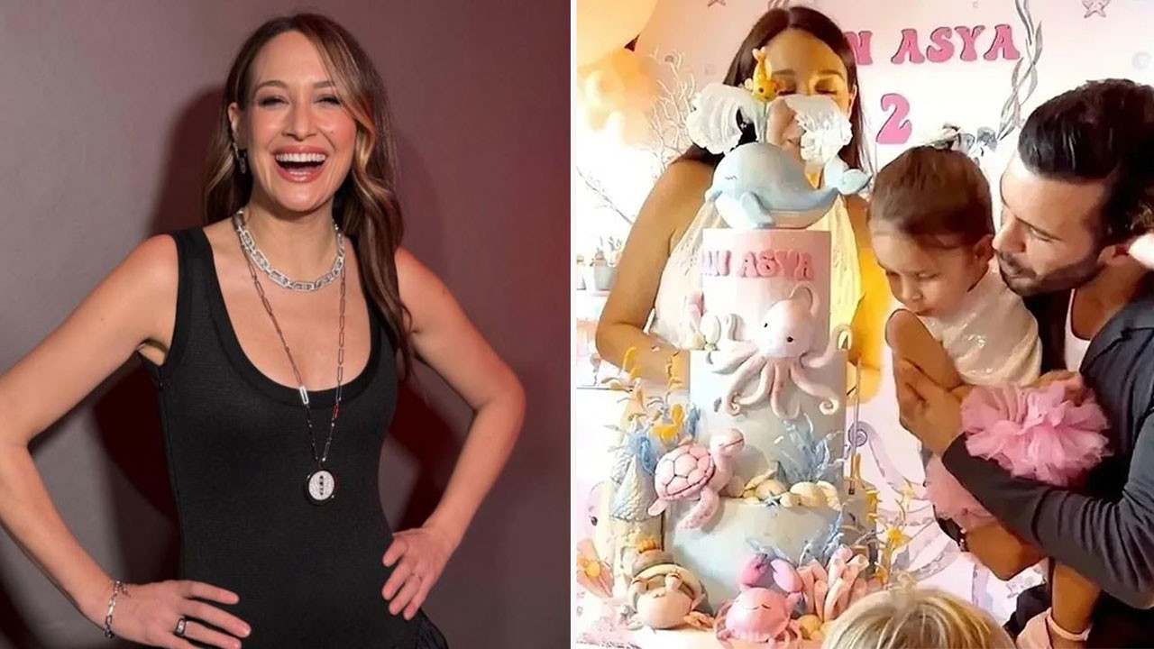 Gupse Özay kızı Jan Asya'yı ilk kez paylaştı: Annesinin kopyası!