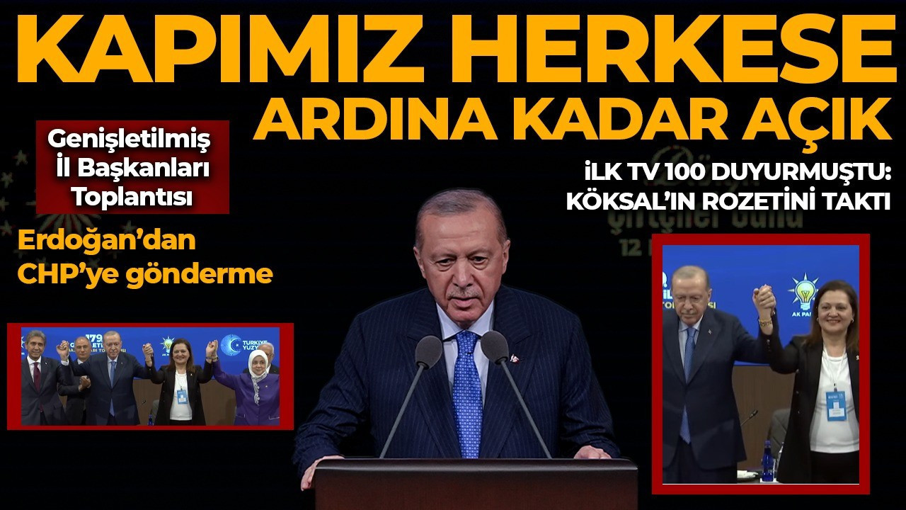 Cumhurbaşkanı Erdoğan: Afyonkarahisar Belediye Başkanı Burcu Köksal partimize katıldı