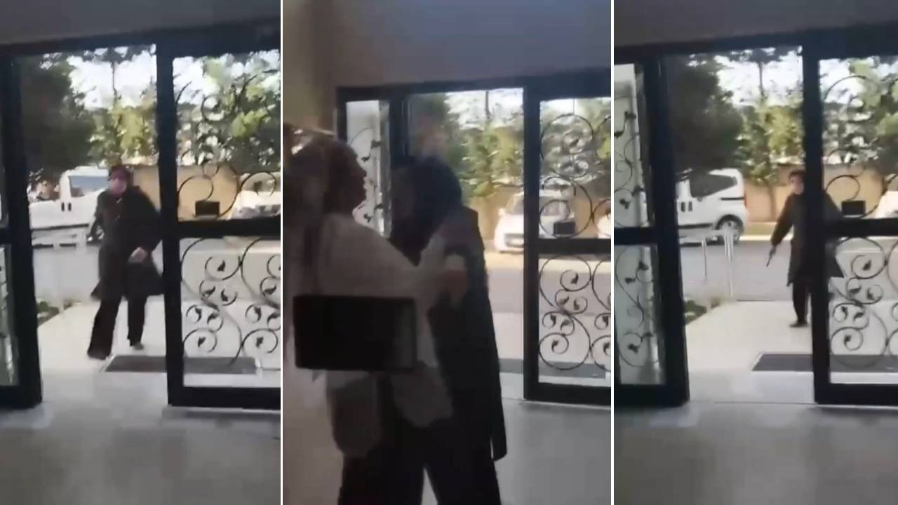 Çocuk kavgasında anne dehşeti: Bıçakla saldırdı! Korku dolu dakikalar kamerada