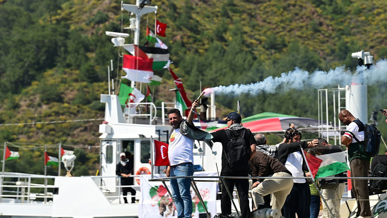 Küresel Sumud Filosu'na İsrail tacizi: İrtibat koptu