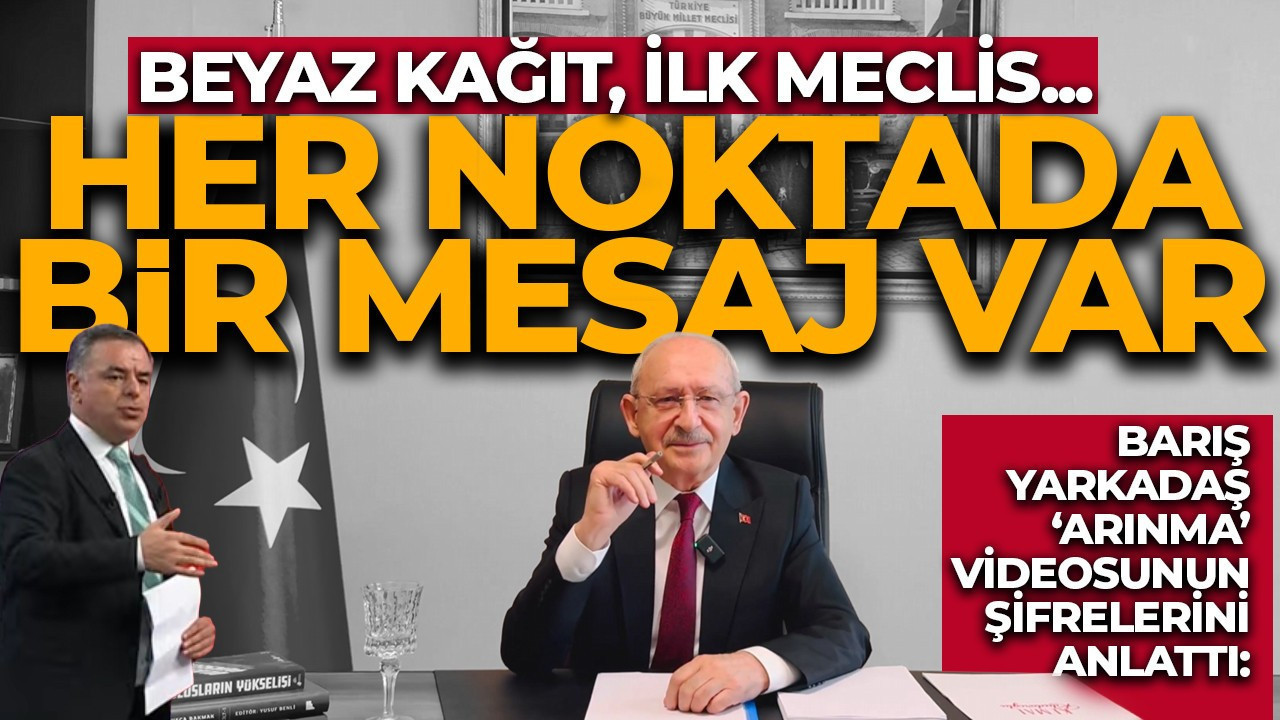 Barış Yarkadaş, arınma videosunun şifrelerini anlattı: Her noktada bir mesaj var!