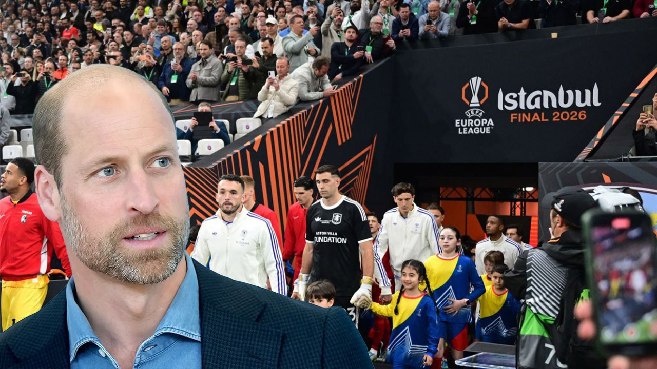 Galler Prensi William İstanbul'da: Avrupa Ligi finalini tribünden takip etti