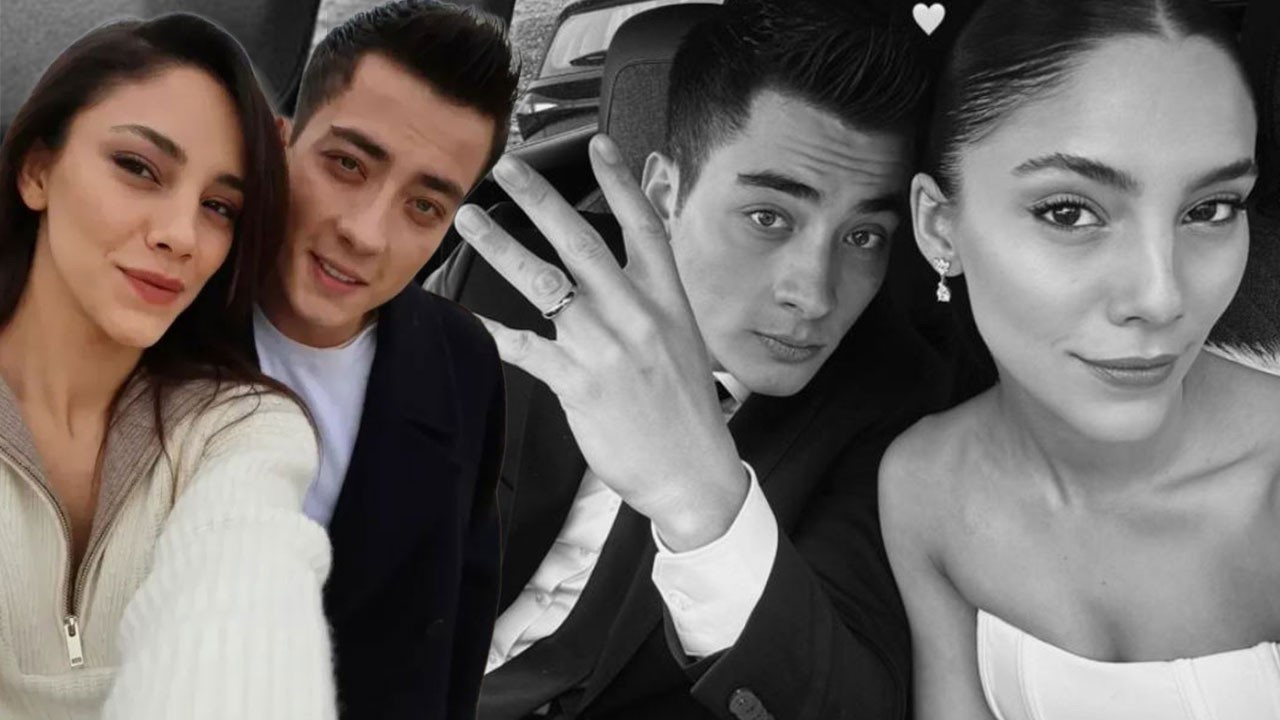 Dizi aşkı gerçek olmuştu! Dilin Döğer ile Atakan Özkaya'dan aşk dolu kare