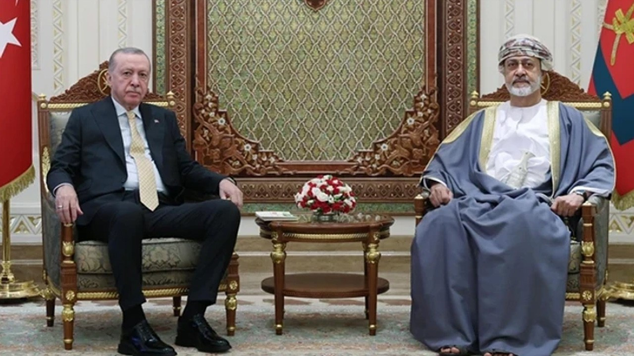 Cumhurbaşkanı Erdoğan Umman Sultanı ile görüştü! Gündem barış ve Filistin