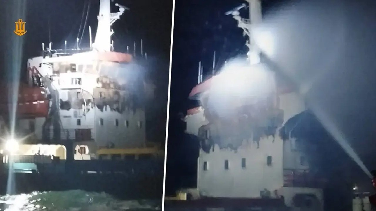 Karadeniz'de Türk gemisine İHA saldırısı