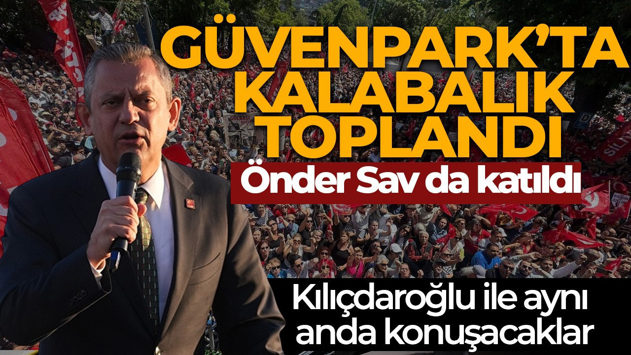 Güvenpark'ta kalabalık toplandı! Kılıçdaroğlu ile aynı anda başlayacak
