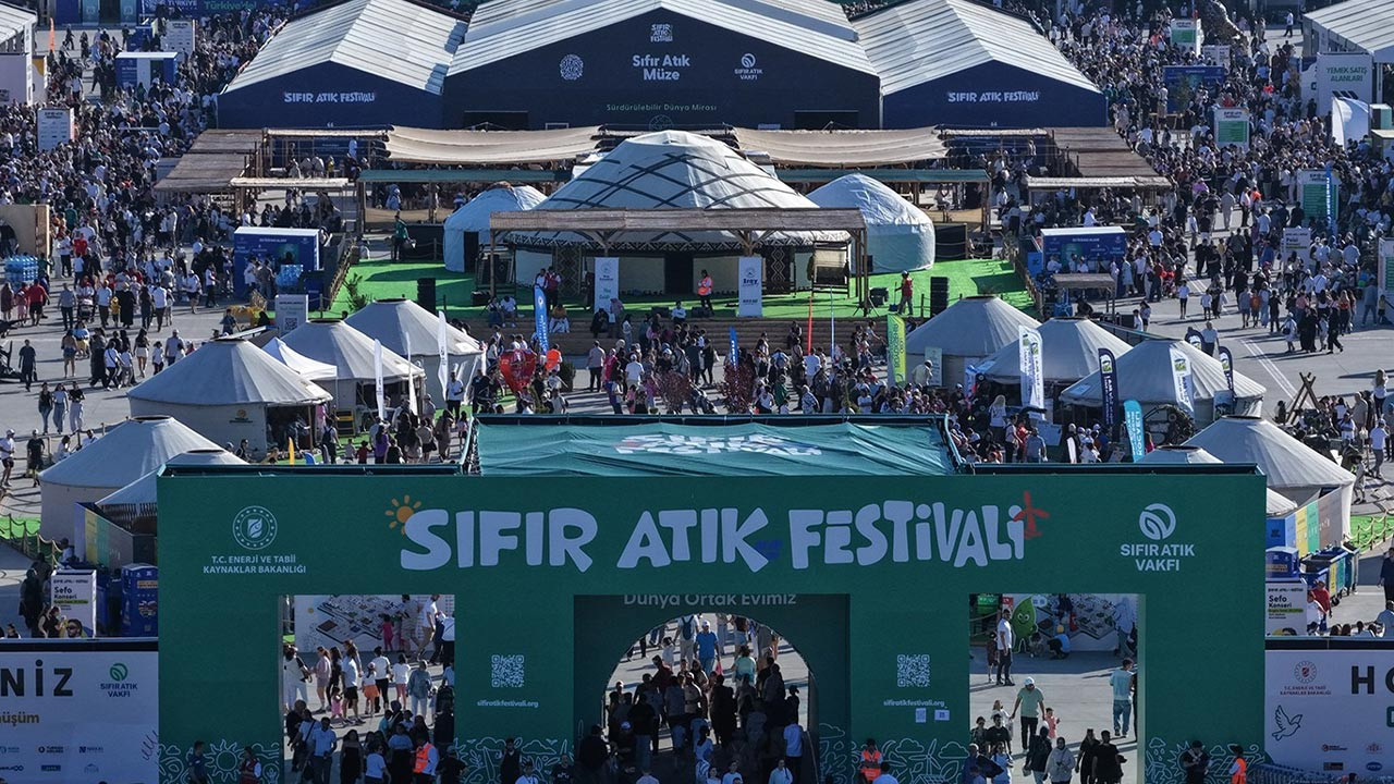 Bir milyondan fazla ziyaretçi, Sıfır Atık Festivali'nde sürd