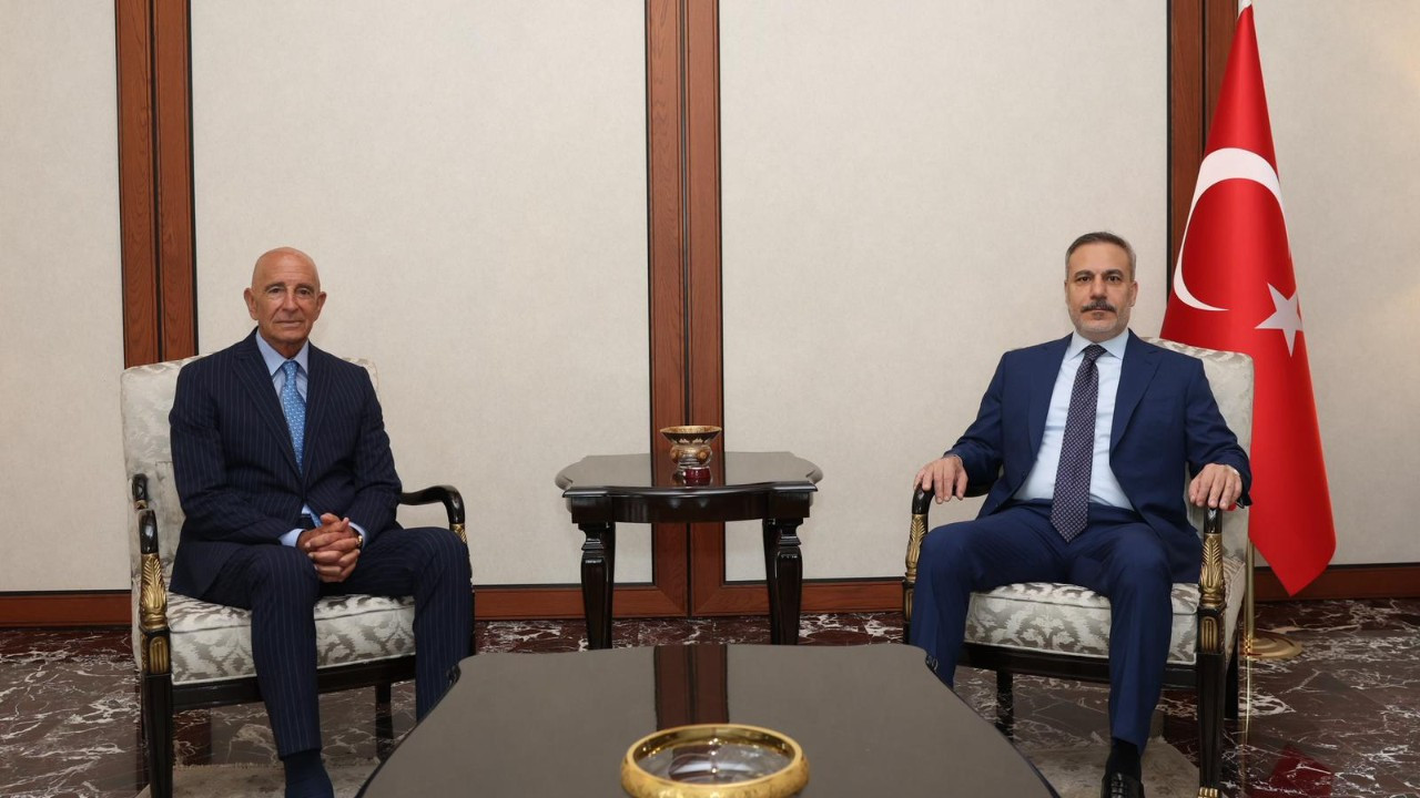 Bakan Fidan, Tom Barrack'ı kabul etti