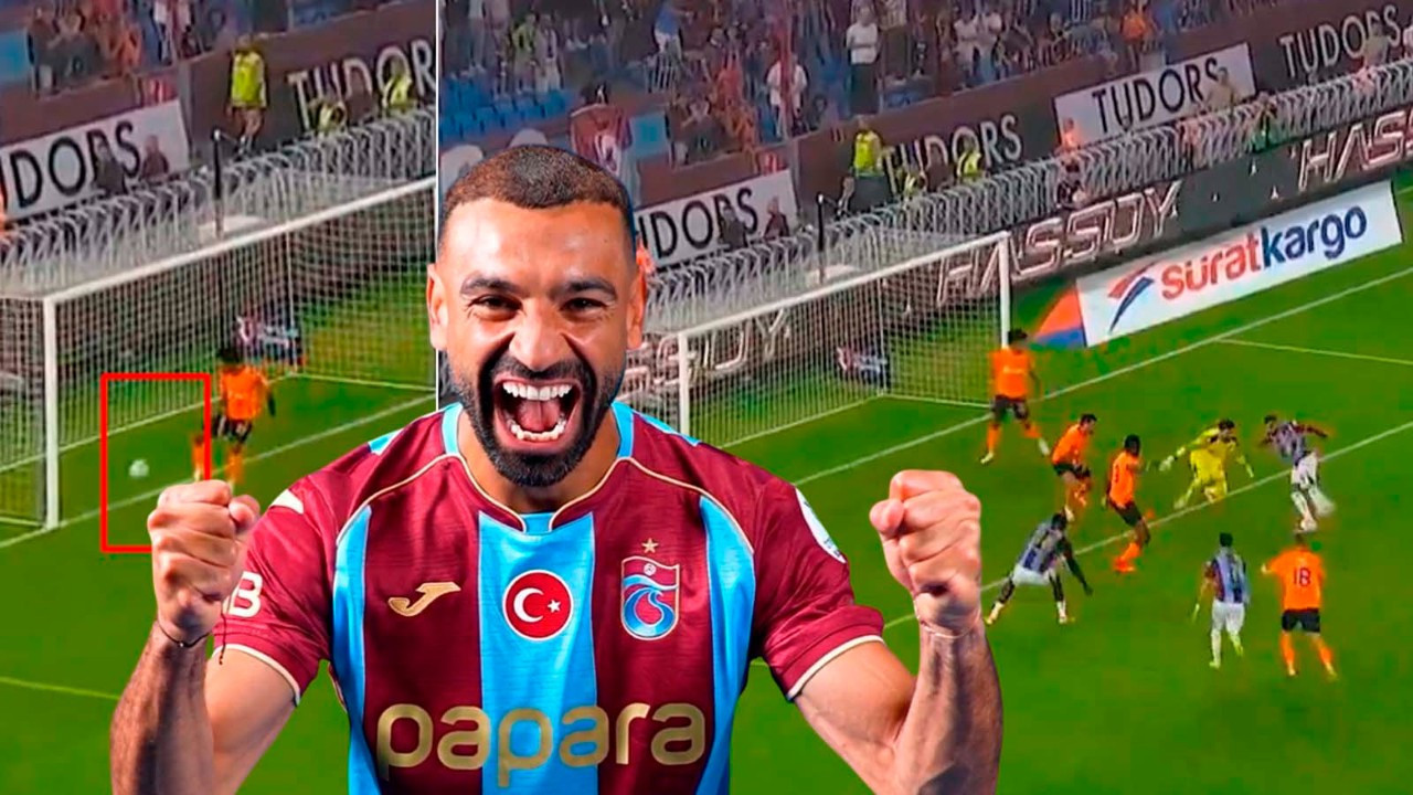 Tartışmalı pozisyonda VAR devreye girdi! Mohamed Salah, Trabzonspor formasıyla ilk golünü attı