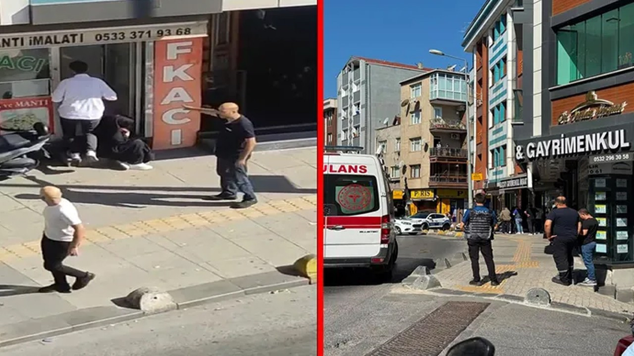 Gaziosmanpaşa'da hareketli dakikalar! Önce eşine ateş etti, sonra iş yerine kapandı