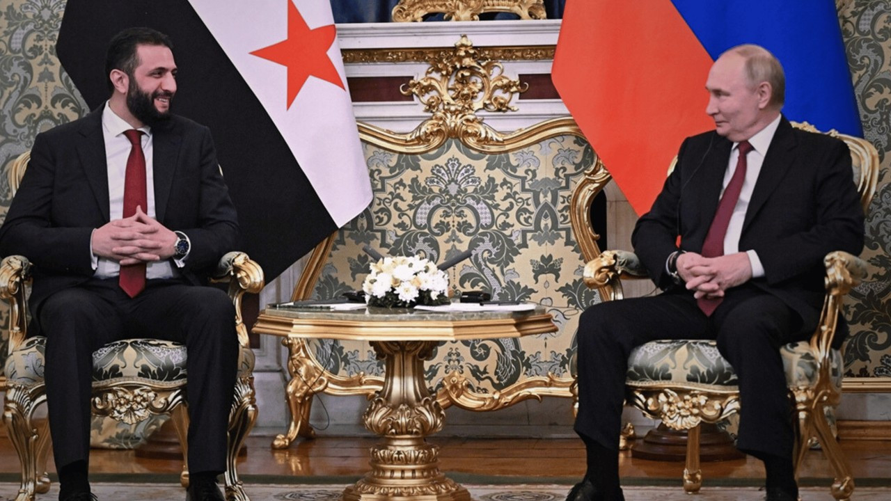 Rusya lideri Putin ve Suriye Cumhurbaşkanı Ahmed Şara görüştü