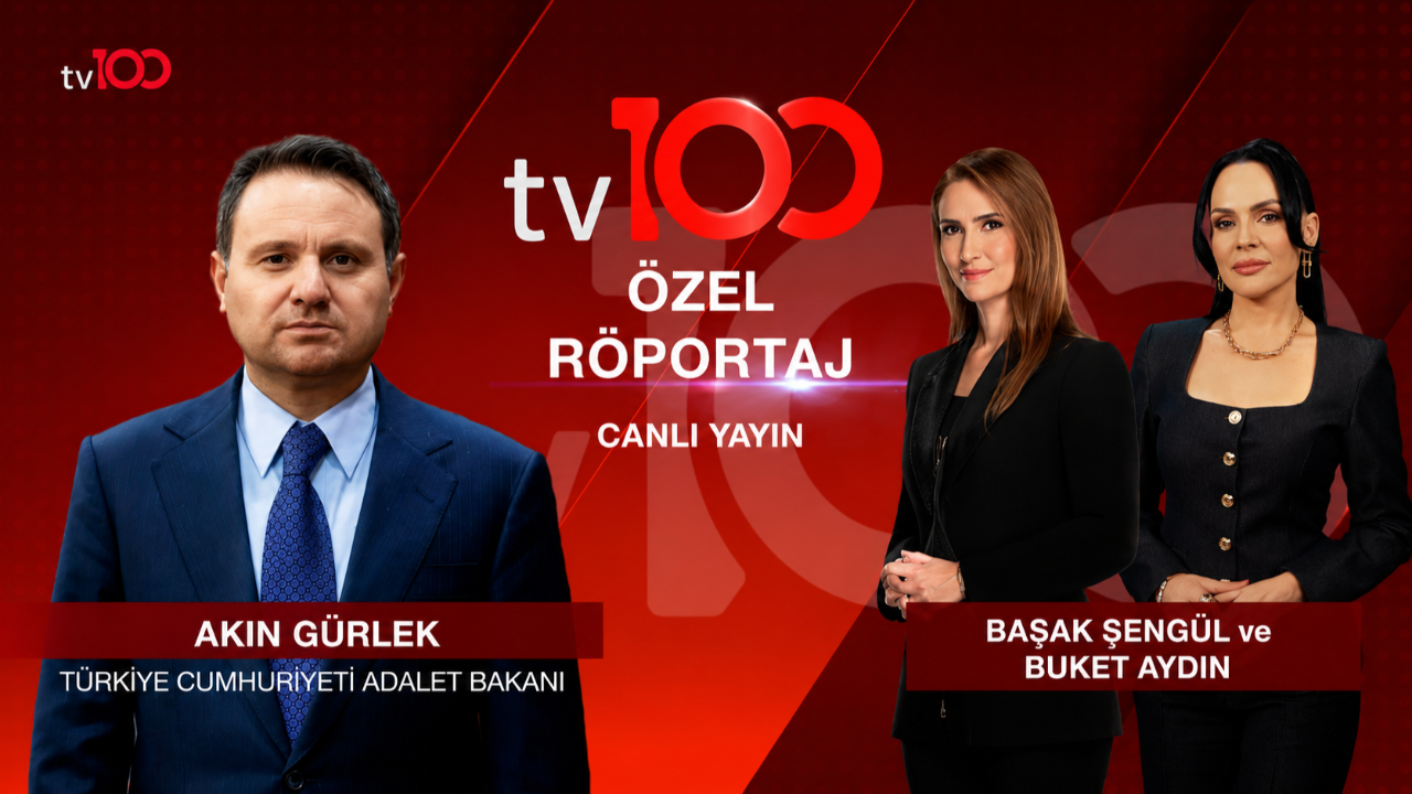 SON DAKİKA: Adalet Bakanı Akın Gürlek'ten tv100'de önemli açıklamalar