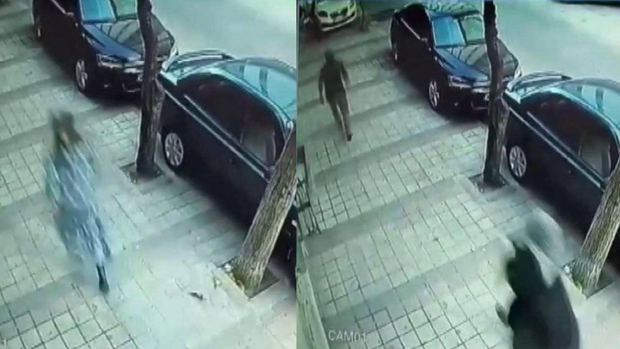 Kadın kıyafetleri giyip, hırsızlık yaptı! Evdeki altınları çalan şüpheliyi mahalleli dakikalarca kovaladı