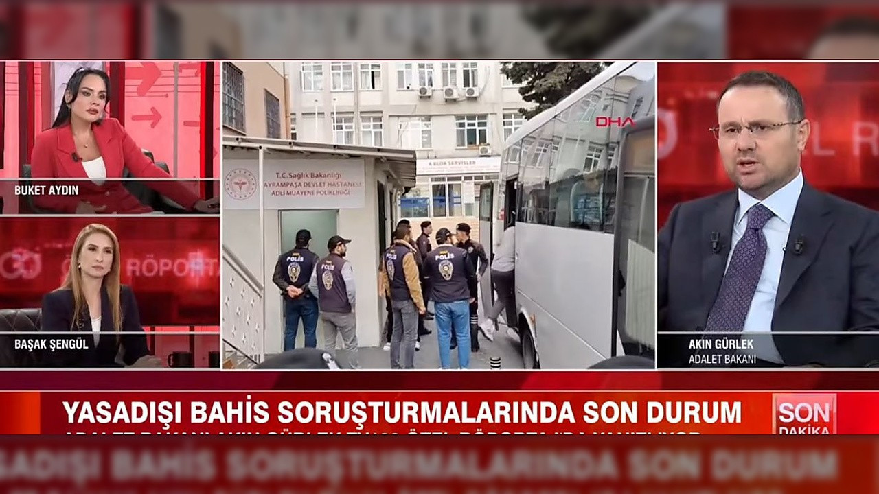 Bakan Gürlek tv100’de duyurdu: Yasa dışı bahiste yeni operasyonlar yolda