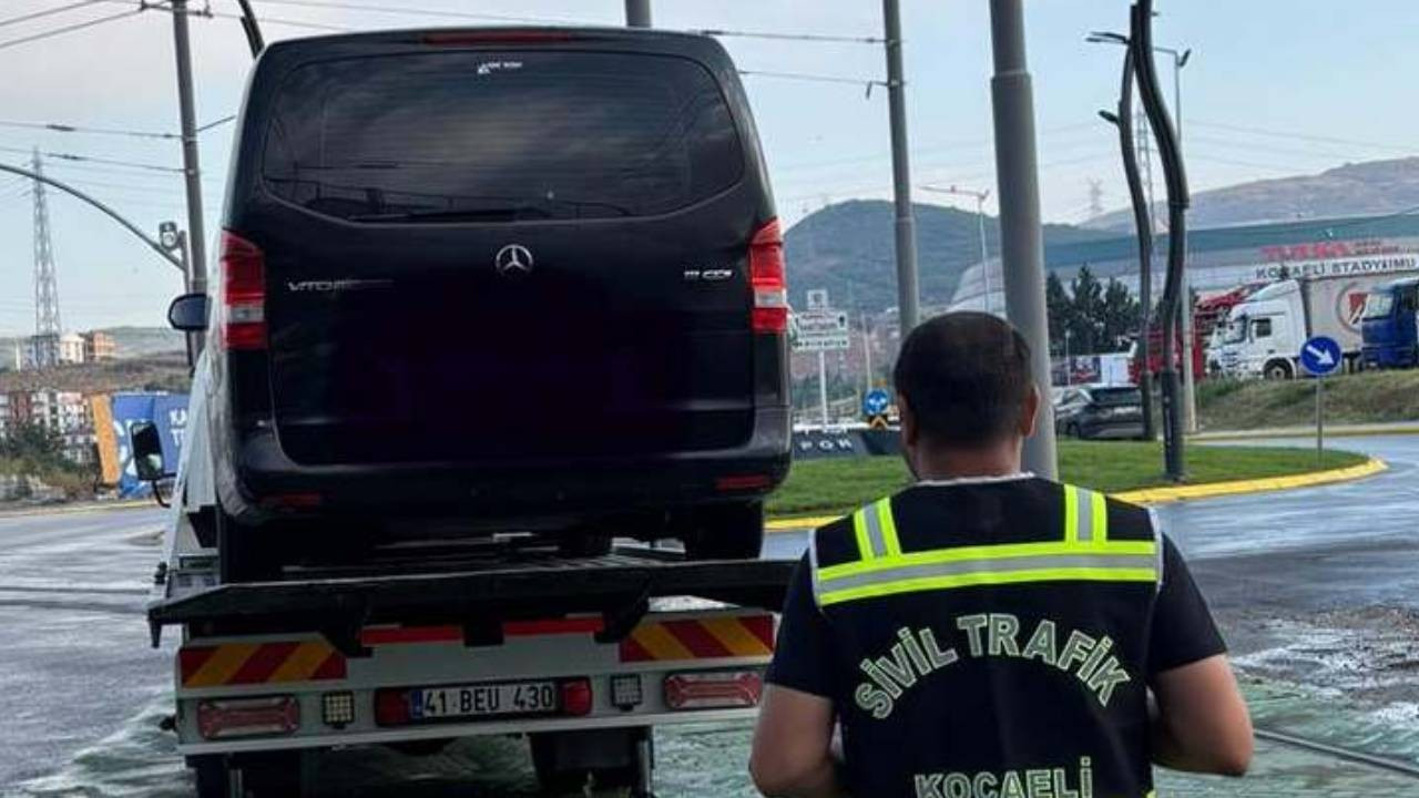 Korsan taşımacılık yapan sürücüye ağır fatura! 100 bin TL ceza kesildi