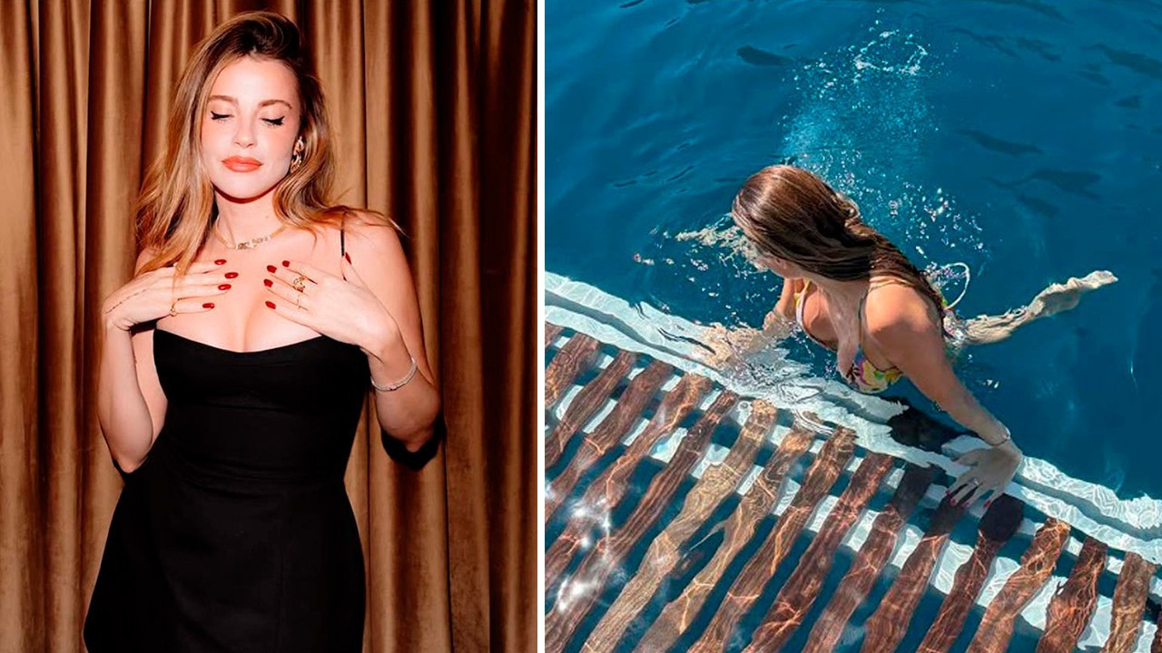 Oyuncu Ezgi Eyüboğlu’ndan bikinili tatil pozları! Güzelliğiyle takipçilerini büyüledi