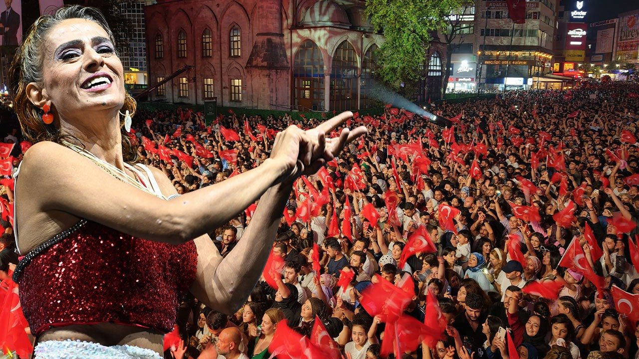 Yıldız Tilbe, İstiklal Marşı'nı 200 bin kişiyle okudu! O anlar tüyler ürpertti