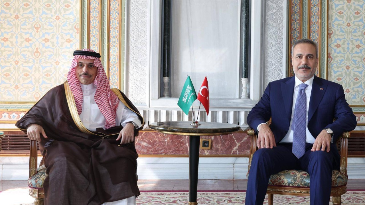 Bakan Fidan, Suudi Arabistan Dışişleri Bakanı Faysal bin Ferhan Al Suud ile bir araya geldi