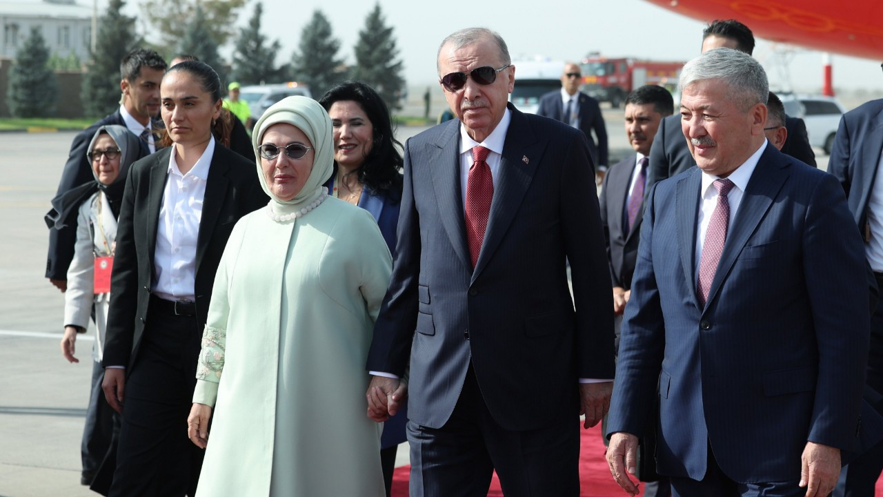 Cumhurbaşkanı Erdoğan Kırgızistan'da: Şanghay İşbirliği Teşkilatı Zirvesi'ne katılacak