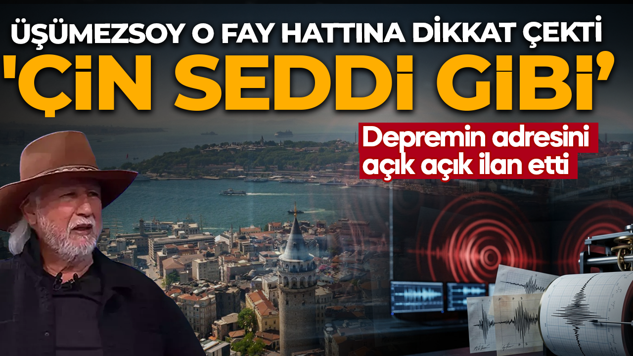 Şener Üşümezsoy'da çarpıcı iddia! O fay hattına dikkat çekti: Çin Seddi gibi hareketsiz duvar