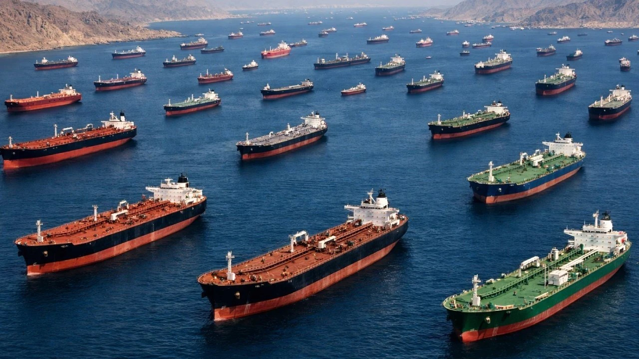 Umman açıklarında Hürmüz Boğazı'ndan geçen bir tanker vuruldu