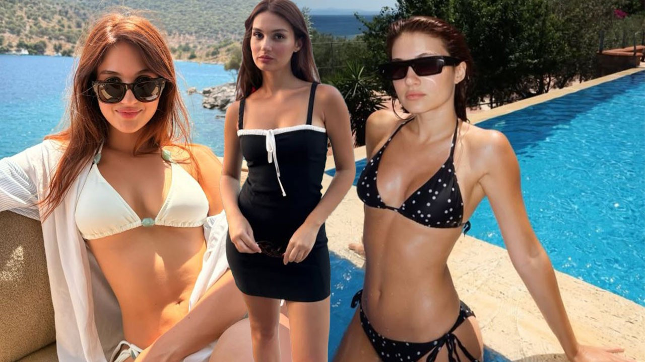 Gizem Güneş'ten cesur tatil paylaşımı! Bikinili pozlarıyla sosyal medyayı salladı