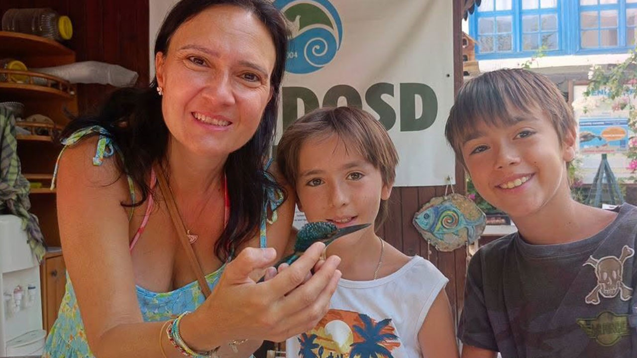 Kuşadası'nda evin balkonuna düşmüştü! Yeniden doğa ile buluştu