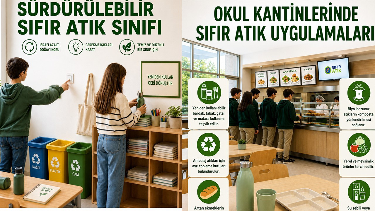 Bakan Kurum duyurdu: Okullarda Sıfır Atık seferberliği