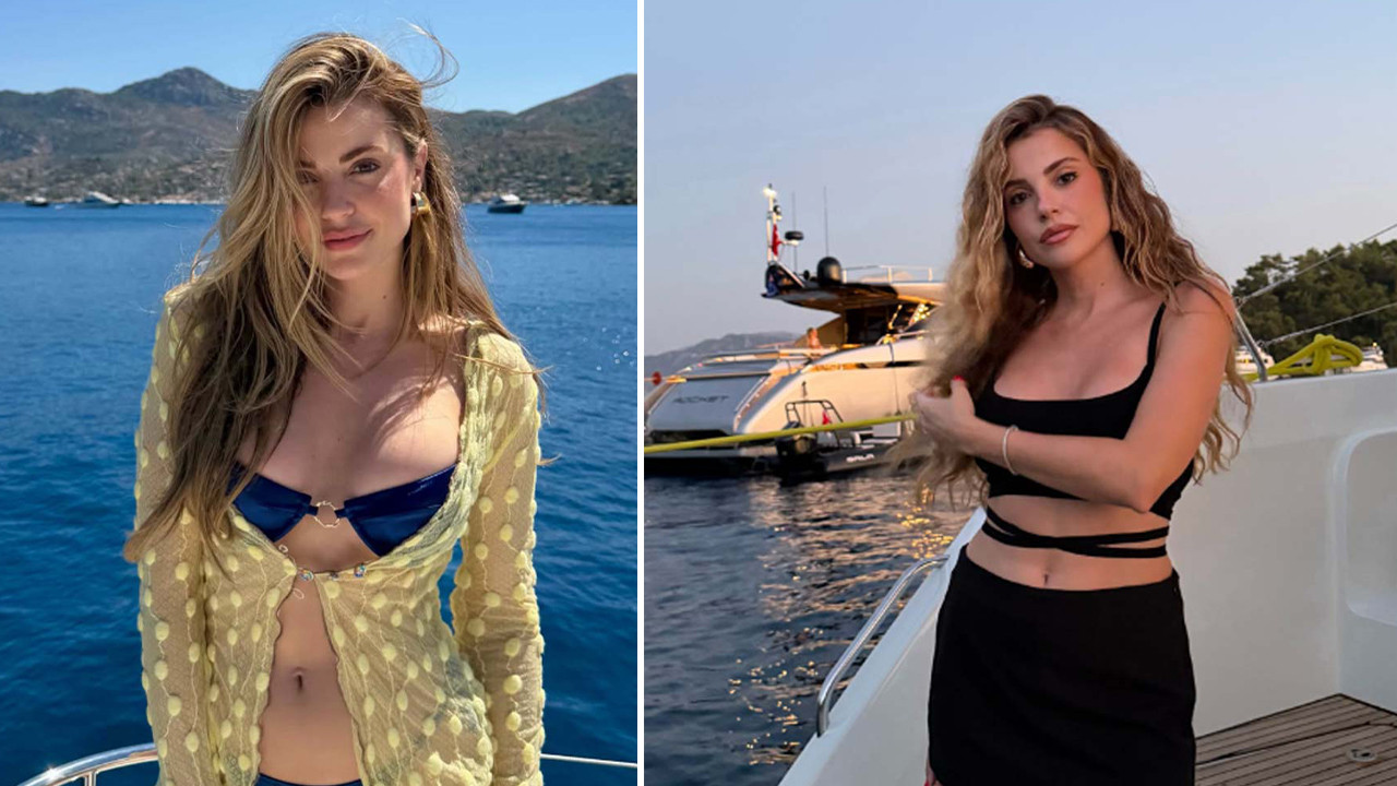 Ezgi Eyüboğlu bikinili pozuyla sosyal medyayı salladı! Kusursuz fiziği dikkat çekti