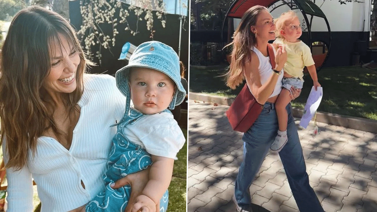 Aslı Enver'in minik kızı Elay anaokuluna başladı: "Başarmanın mutluluğu"