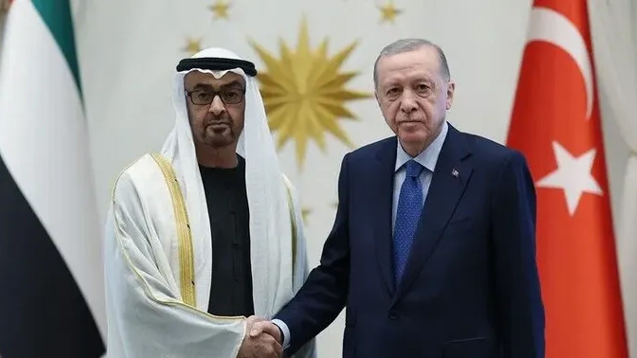 Cumhurbaşkanı Erdoğan, BAE Devlet Başkanı ile görüştü