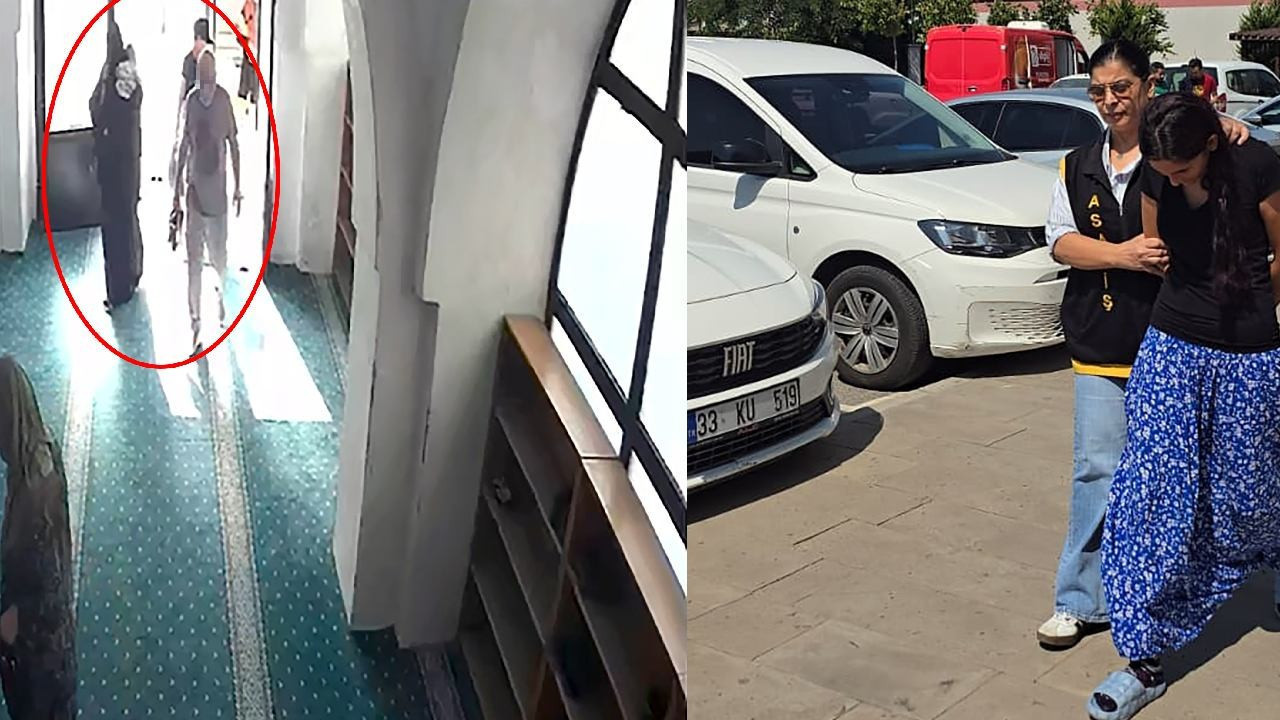 Camiye namaza gelen kadının çantasındaki altınları çaldılar