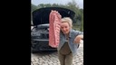 Kadının et pişirme yöntemi şaşkına çevirdi
