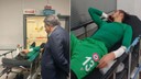 Başkan, soyunma odasını silahı bastı iddiası!