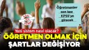 Öğretmenler son kez KPSS'ye girecek