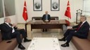 Erdoğan, Dimitris Avramopoulos'u kabul etti