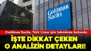 Goldman Sachs, Türk lirası için tahminde bulundu!