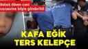 Bebek döven caniye ters kelepçe!