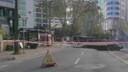 Sarıyer'de yol çöktü! Cadde trafiğe kapatıldı
