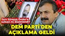 DEM Parti'den suikast iddiasıyla ilgili açıklama